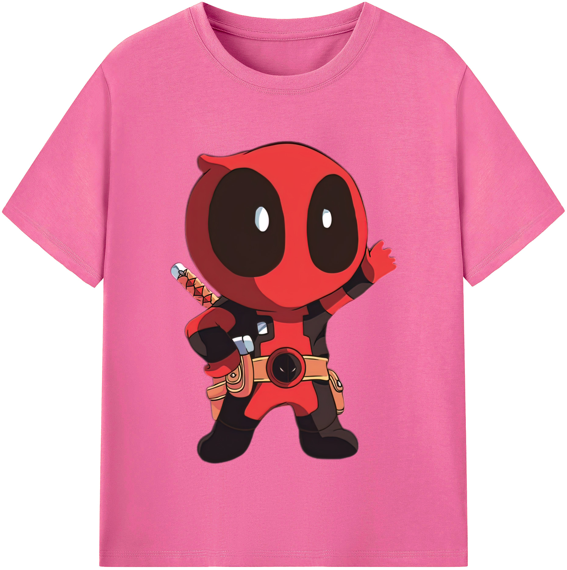 （画像用） Deadpool デッドプール レディースカジュアルプリントTシャツ（綿100％）